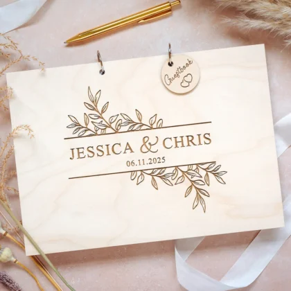 Floral Wedding Guest Book