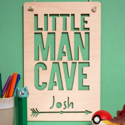 Personalised Little Man Cave sign