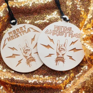 Heavy Metal Christmas Bauble