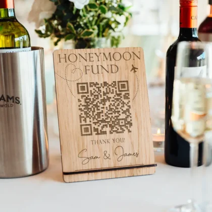 Honeymoon Fund Wedding Sign