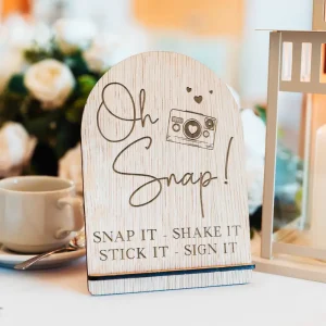 Oh Snap Wedding Sign