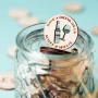 Personalised beer and wine drink tokens for wedding guests