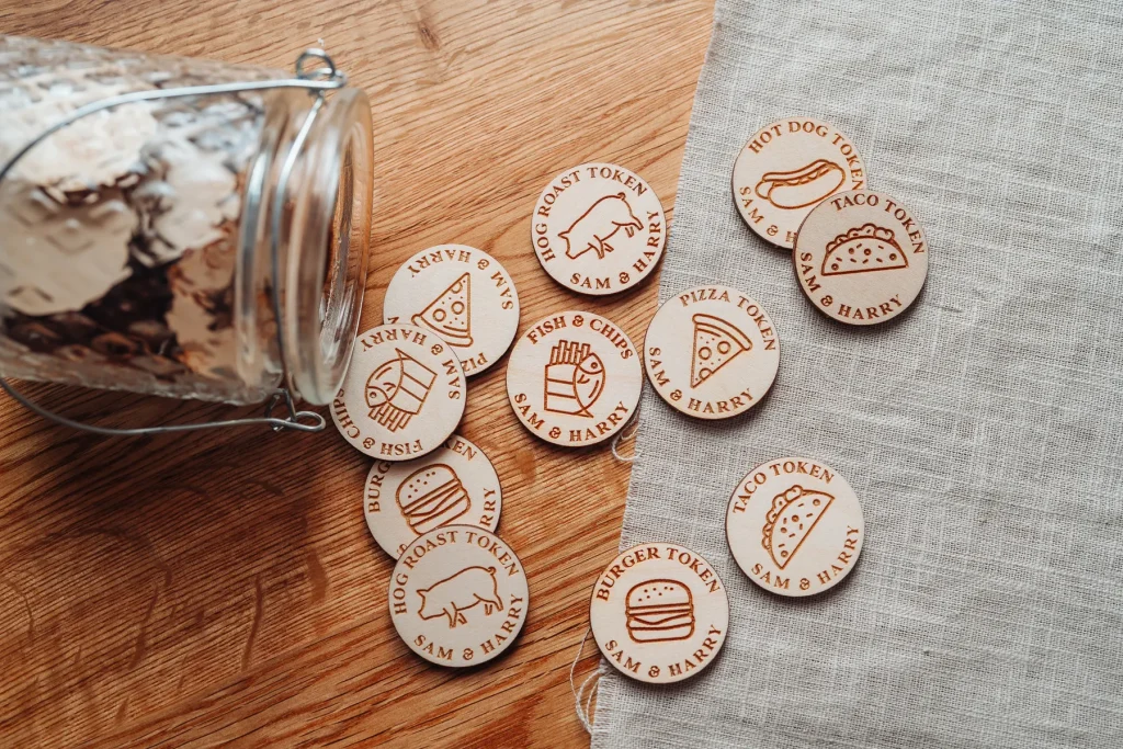 wedding drink tokens