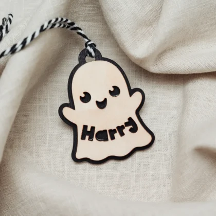 GHOSE bOO bASKET nAME TAG