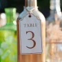 Rustic Engraved Table Numbers