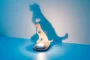 personalised pet memorial gift — oak tealight holder with name engraving