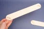 set of IKEA Kallax shelf record dividers fanned out showing all letters