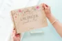 Wildflower wedding guestbook