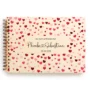 Confetti Hearts Wedding Guest Book