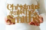 Christmas Family House Sign with custom Christmas design