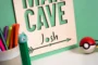 Personalised little man cave sign for a boy's bedroom