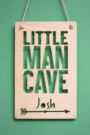 Personalised man cave sign as a children's gift