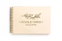 Floral Touch Wedding Guest Book 4 Floral Touch Wedding Guest Book — personalised wooden wedding guest book