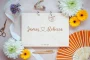 Alternative view of the love heart wedding guest book