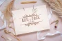 Alternative view of the alternative rustic floral guest book