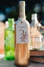 Flower Design Bottle Table Numbers 7 Flower Design Bottle Table Numbers standing upright showing the design