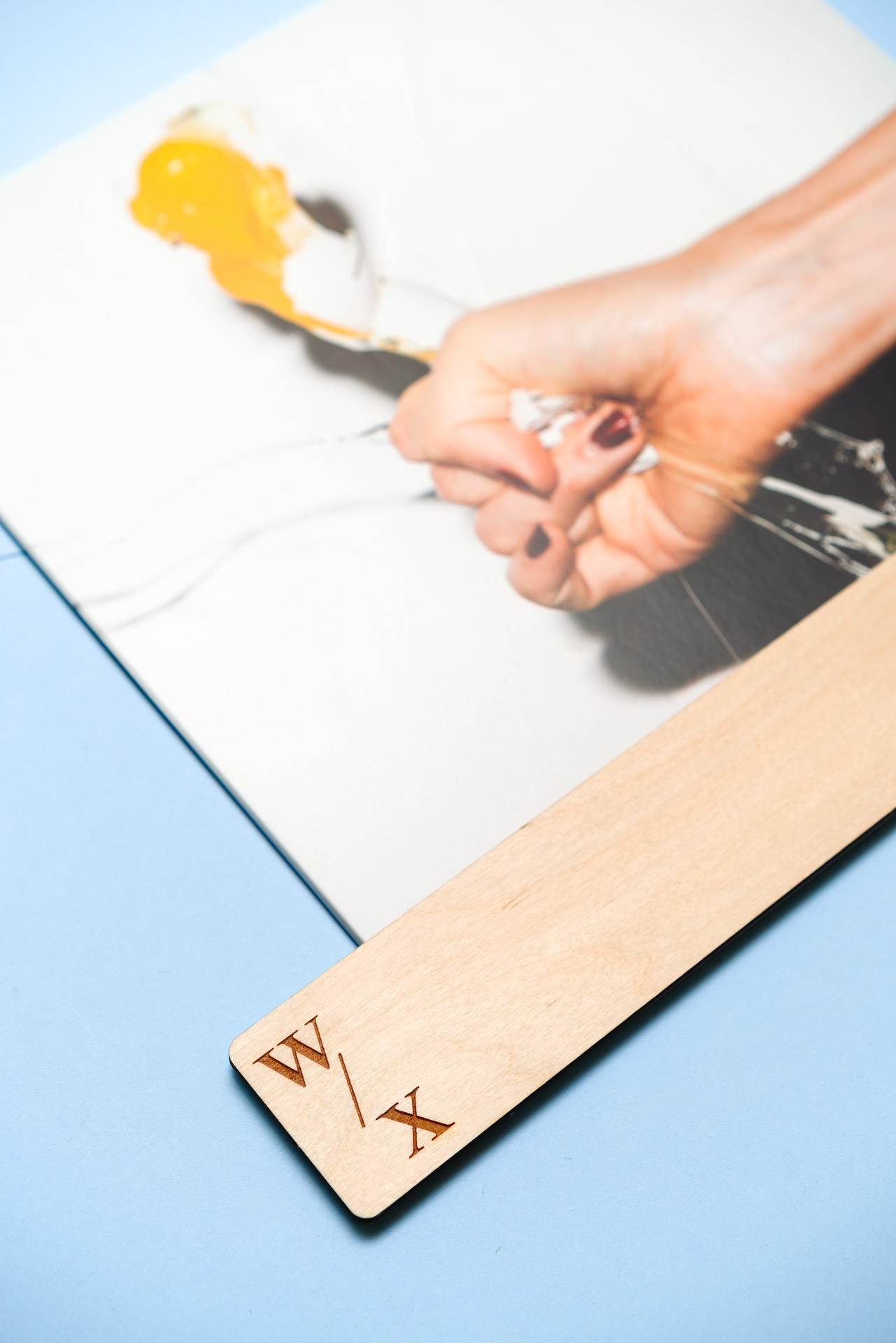 A-Z Double Sided Engraved Record Dividers separating vinyl records alphabetically