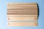 26-Piece A-Z Engraved Record Dividers made from birch plywood