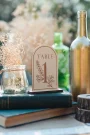 Wildflower Table Numbers 6 Wildflower Table Numbers standing upright showing the design