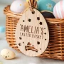 Egg Hunt Easter Basket Tag — personalised Easter basket name tag