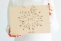 Cupid's Arrow Wedding Guest Book open showing the lined interior pages