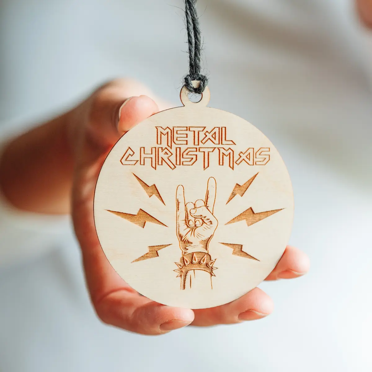 Heavy Metal Christmas Bauble