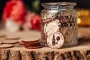 Beer & Wine Glass Drink Tokens — personalised wooden wedding drink tokens
