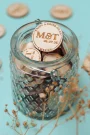 Rustic Charm Drink Tokens — personalised wooden wedding drink tokens