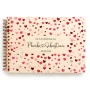 Confetti Hearts Wedding Guest Book