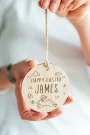 Easter Basket Name Tag 3 Close-up of the easter basket name tag engraving
