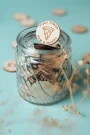 Personalised personalised food tokens engraved on birch plywood