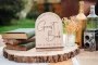 Classic Please Sign Our Guestbook Sign — personalised oak wedding sign