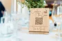 Capture the Love QR Code Sign propped upright showing the full design