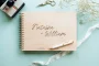 Modern Spiral-Bound Wedding Guest Book 10 Modern Spiral-Bound Wedding Guest Book with copper spiral wire binding
