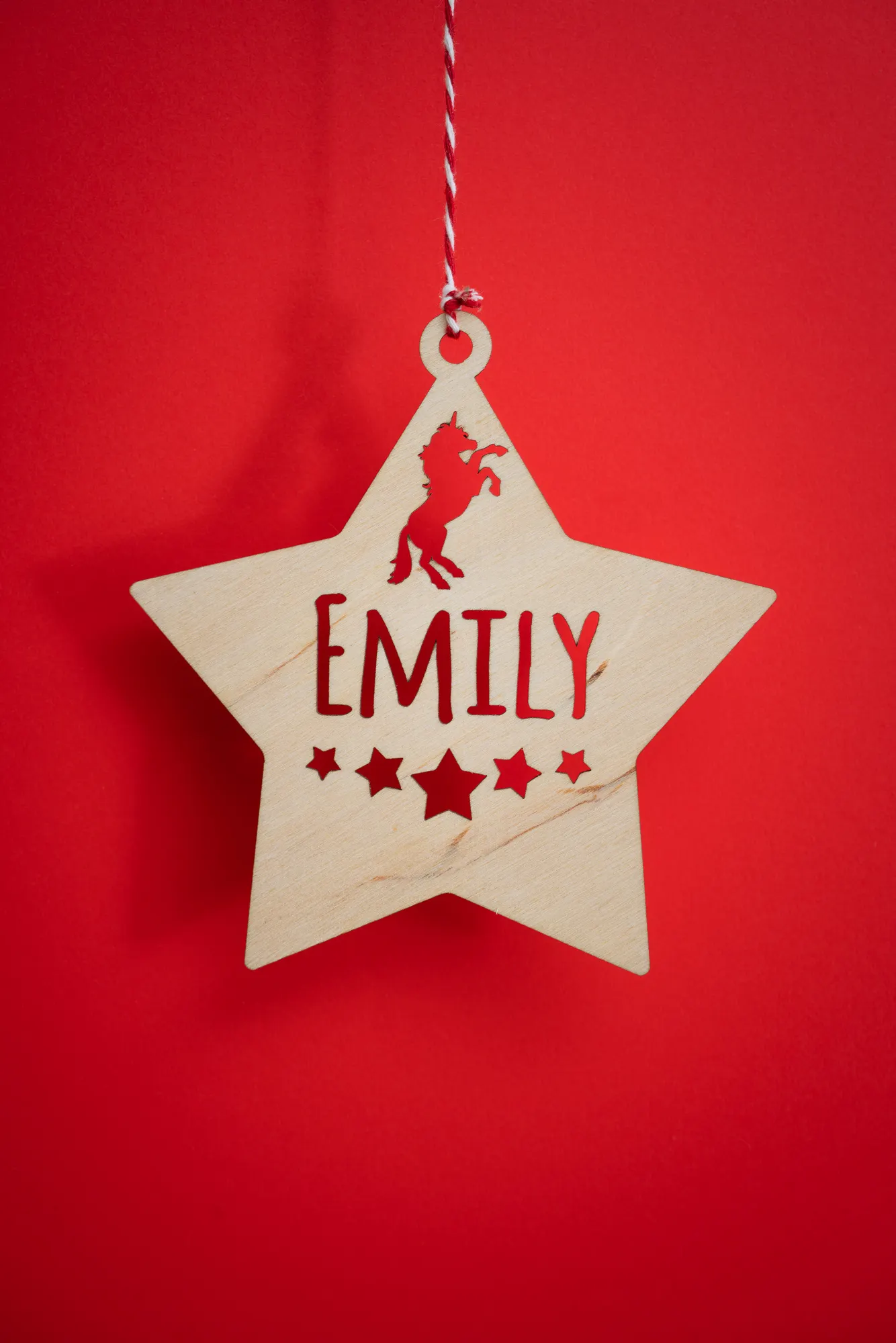 Wooden little prince name plaque for a child's room