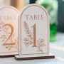 Wildflower Table Numbers 2 Wildflower Table Numbers — personalised wedding table numbers