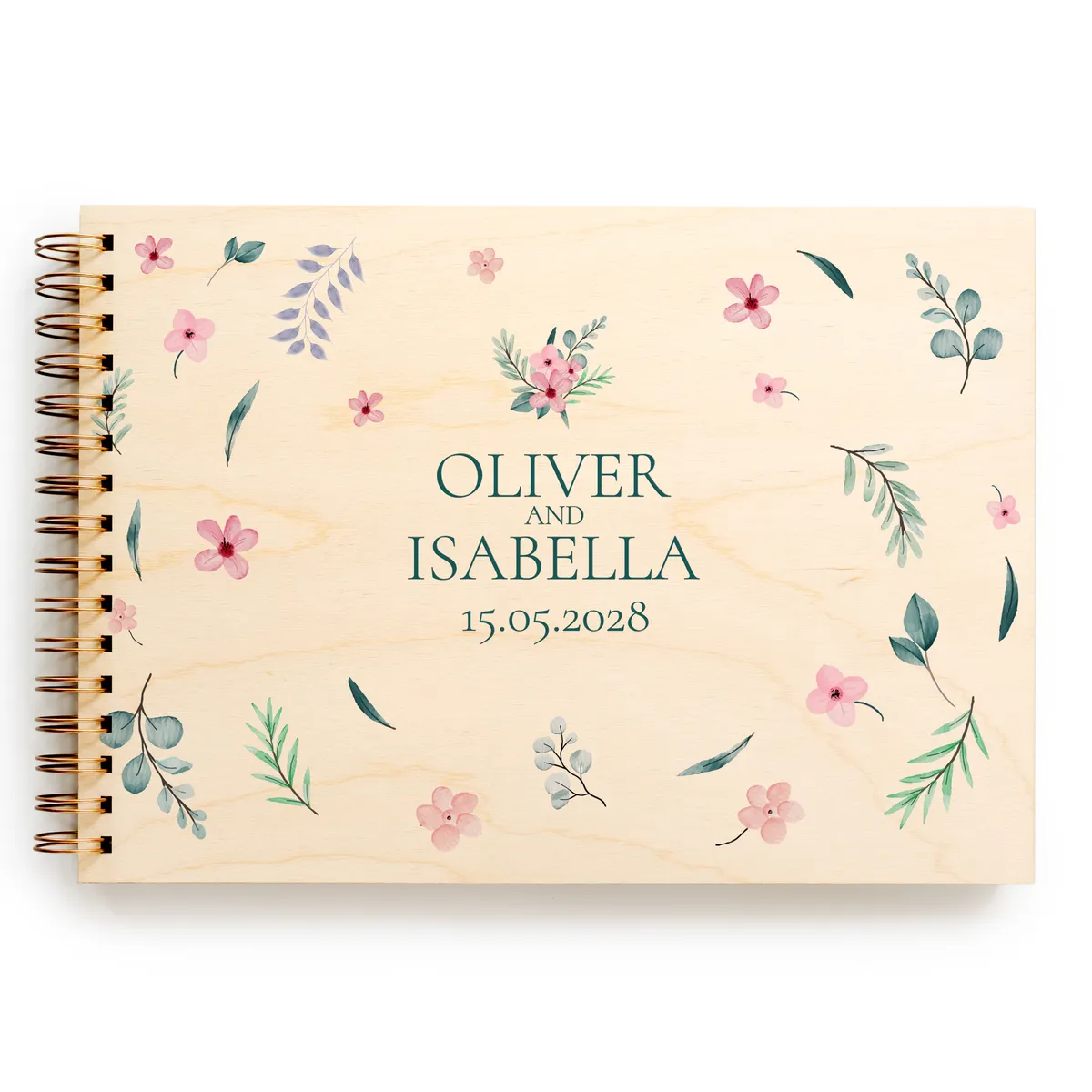Nature Inspired Wedding Guest Book
