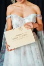 Modern Alternative Wedding Guest Book with copper spiral wire binding