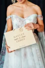 Contemporary Minimal Wedding Guest Book shown in A5 and A4 size options