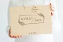 Personalised floral wedding guest book with couple's names and date