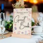 Pastel Floral Please Sign Our Guest Book